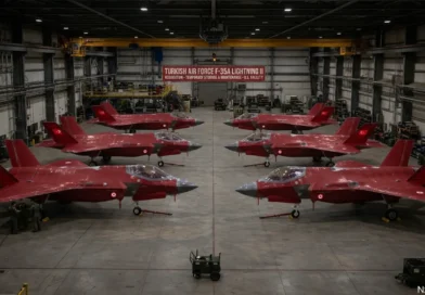 6 מטוסי F-35A שנבנו עבור חיל האוויר הטורקי נצפו במחסנים בארצות הברית