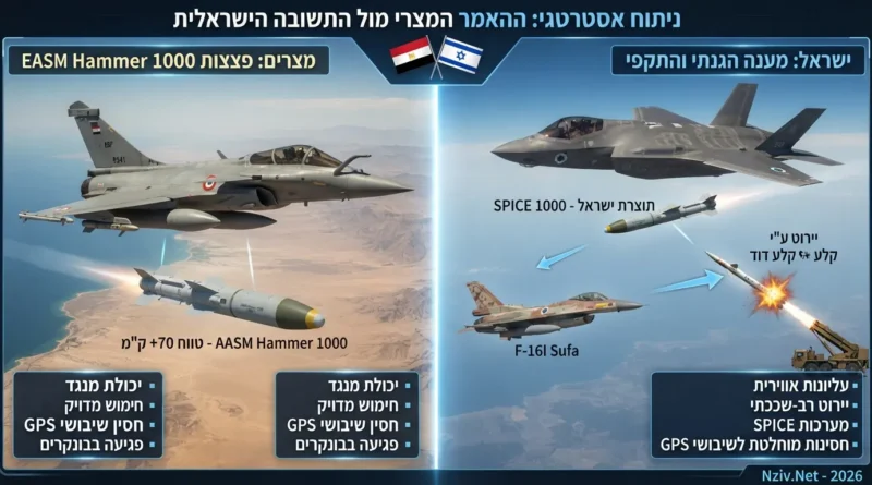 שוברת שוויון בשמי המזרח התיכון? משמעות החימוש הצרפתי החדש של מצרים והתשובה הישראלית