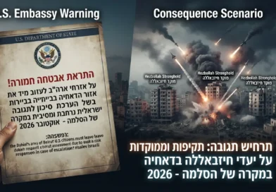 האזהרה האמריקאית: שכונת א-דאחיה על הכוונת בתרחיש של תגובה ישראלית קשה נגד מעוז חיזבאללה האזהרה האמריקאית: שכונת א-דאחיה על הכוונת בתרחיש של תגובה ישראלית קשה נגד מעוז חיזבאללה
